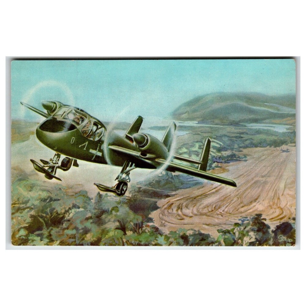 1959 Nabisco Defenders of America U.S. Army Mohawk Turbo-Prop Airplane #18